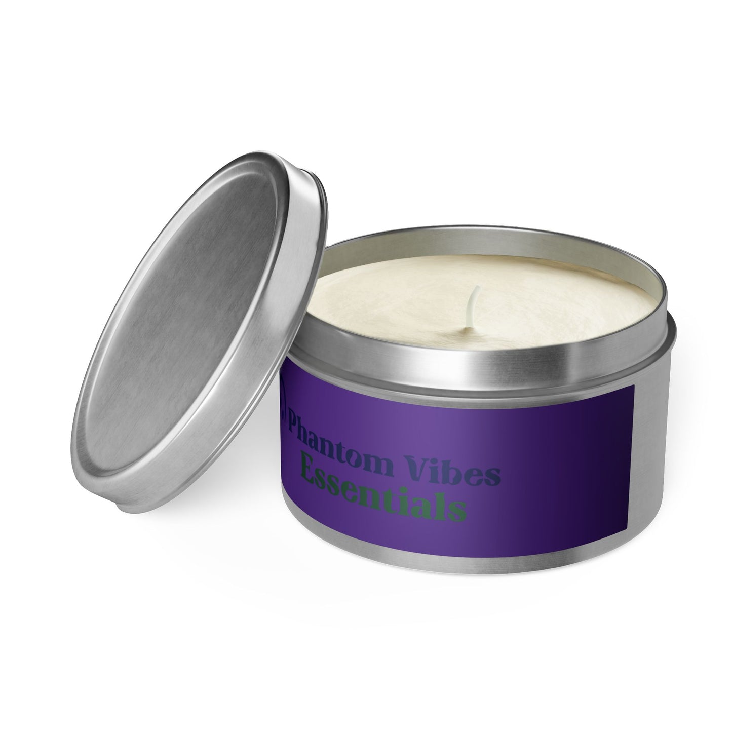 Phantom Vibes Essential Tin Candles - Relaxing Aromatherapy, Cozy Atmosphere, Meditation Gifts, Home Decor, Self-Care Essentials