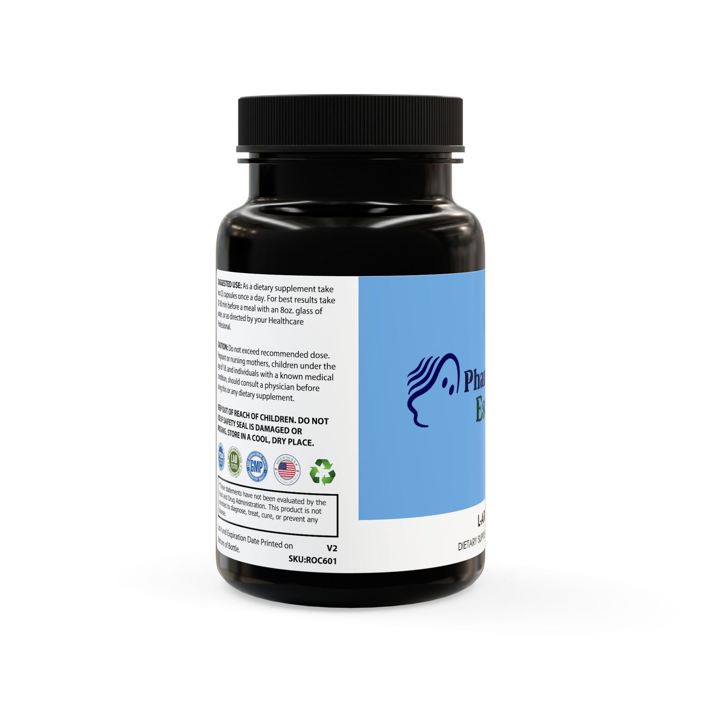 L-Arginine Supplement (60 Capsules) - by Phantom Vibes