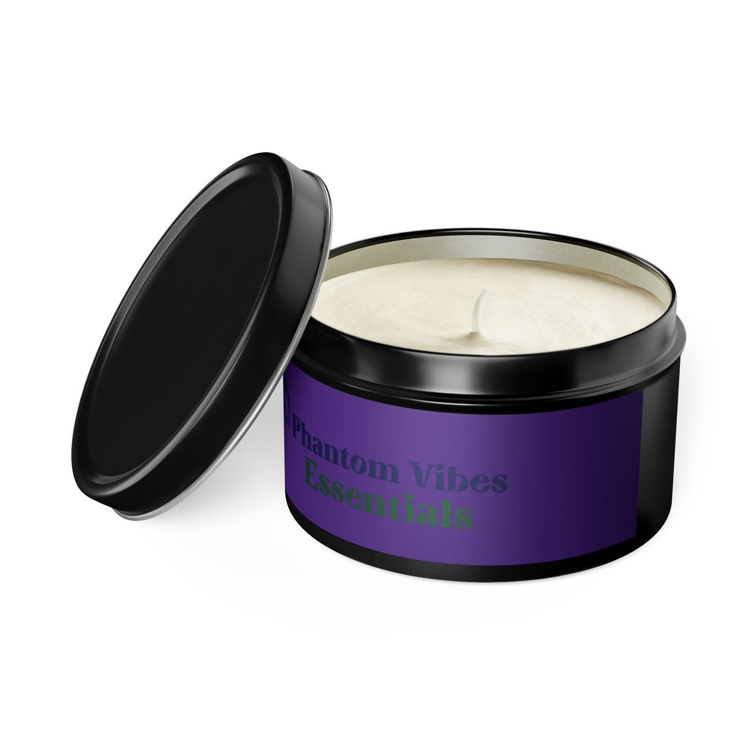Phantom Vibes Essential Tin Candles - Relaxing Aromatherapy, Cozy Atmosphere, Meditation Gifts, Home Decor, Self-Care Essentials