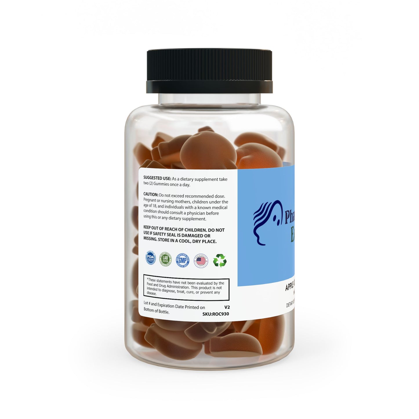 Apple Cider Vinegar Gummies (60 Gummies) - by Phantom Vibes