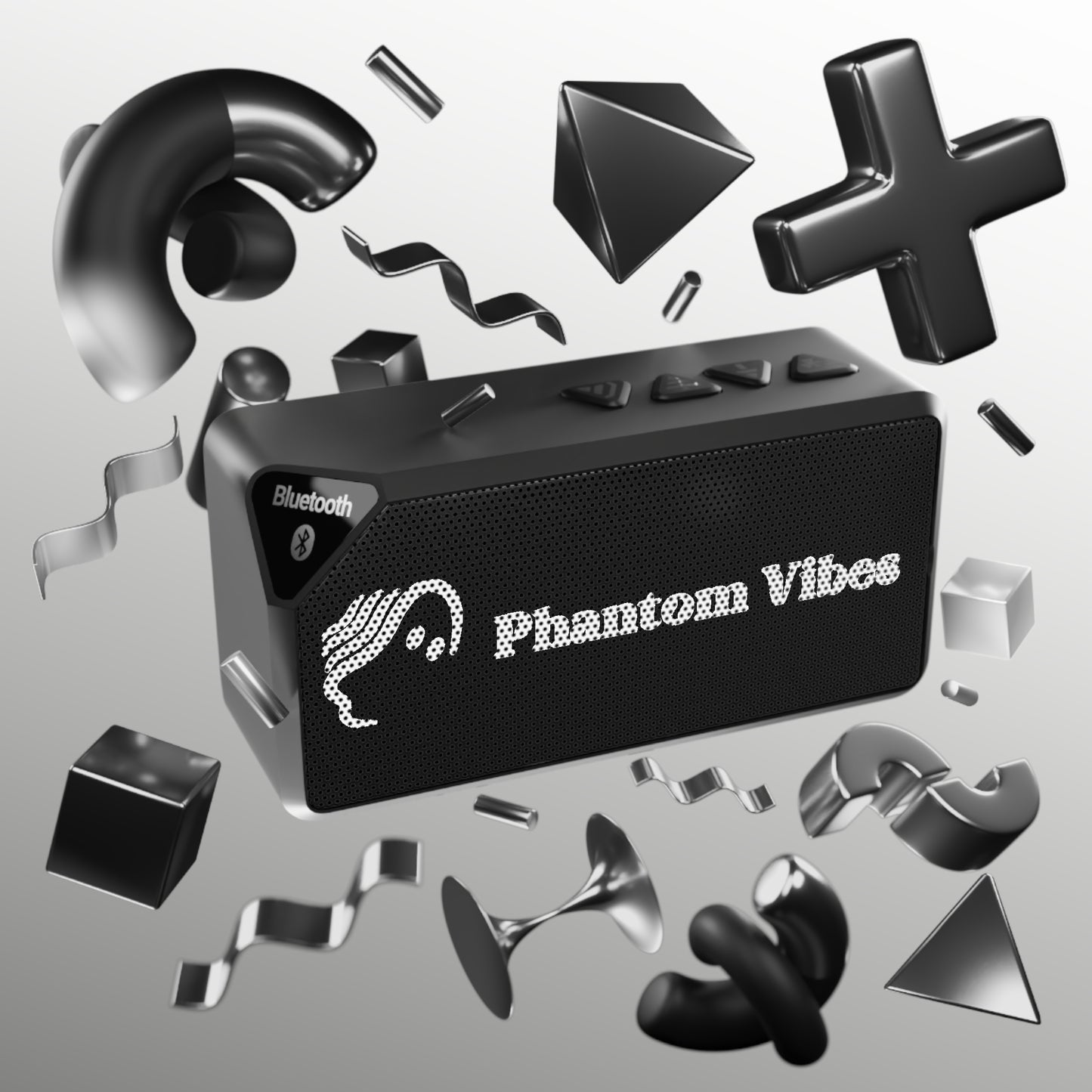Portable Bluetooth Speaker - Phantom Vibes