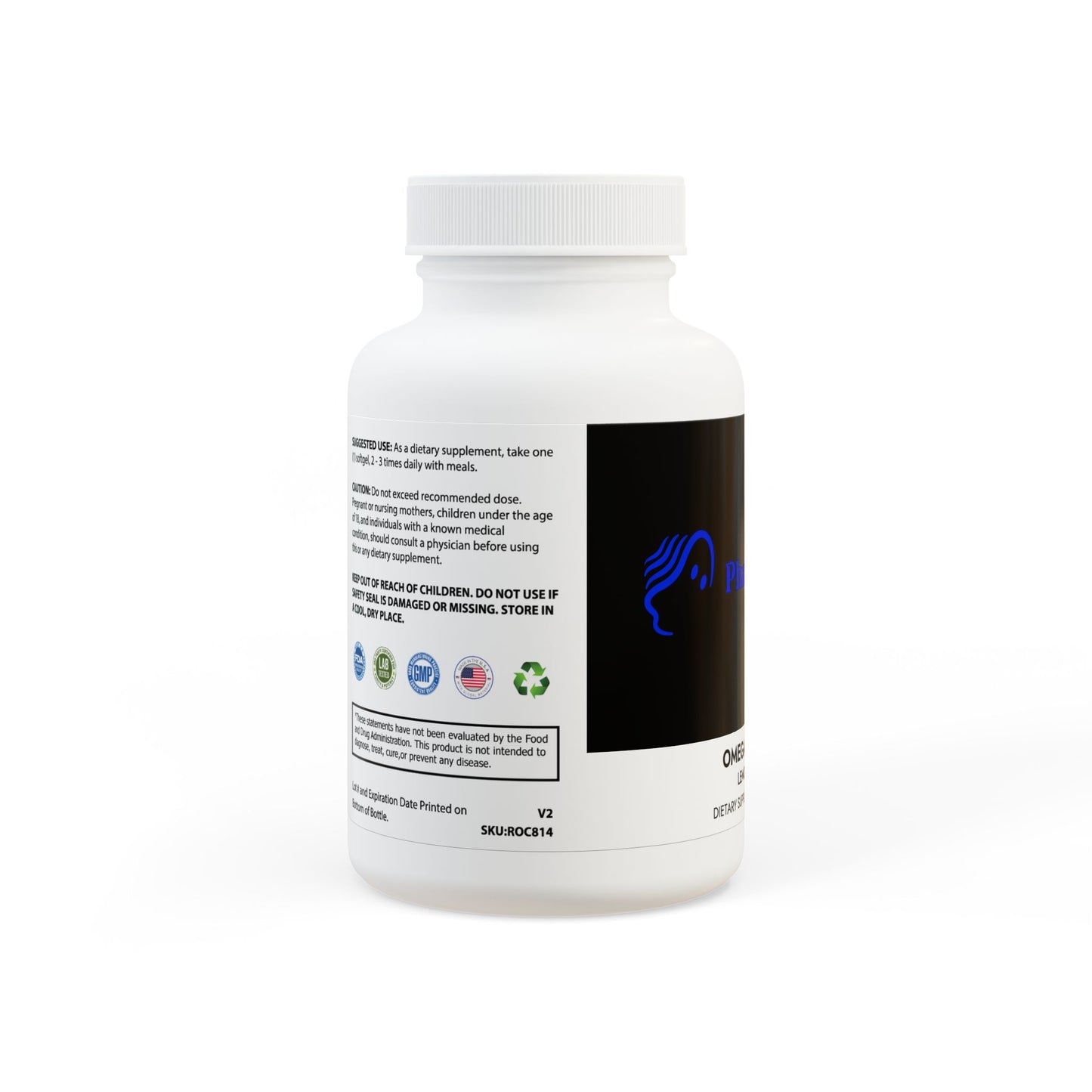 Omega 3 Fish Oil Supplement (60 Softgels) - by Phantom Vibes