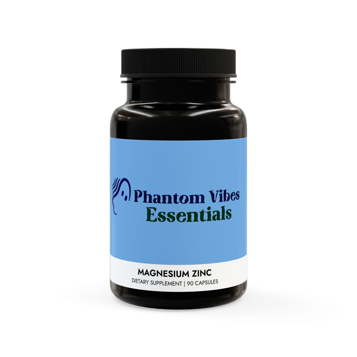 Magnesium Zinc Supplement (90 Capsules) - by Phantom Vibes