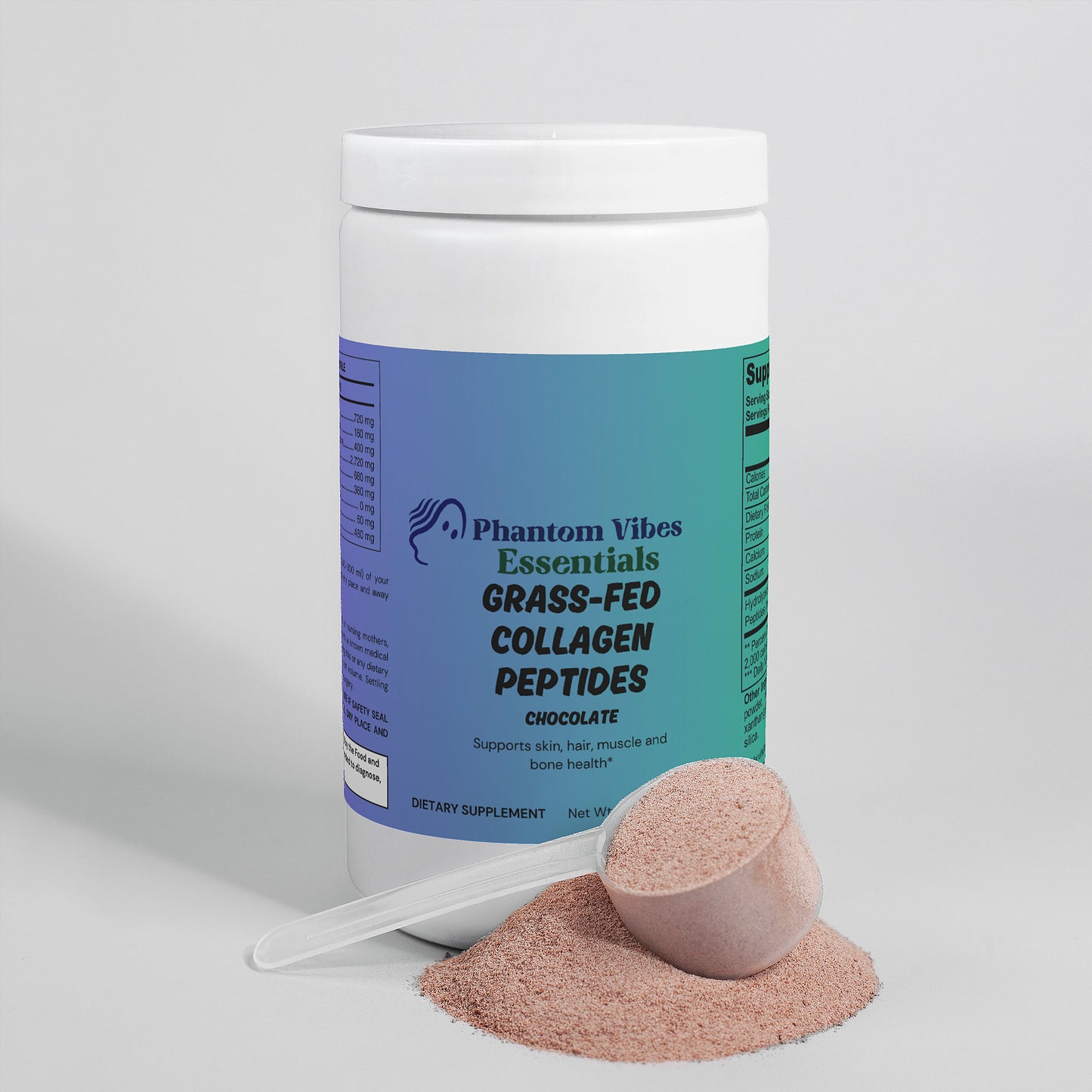 Grass-Fed Collagen Peptides Powder (Chocolate)