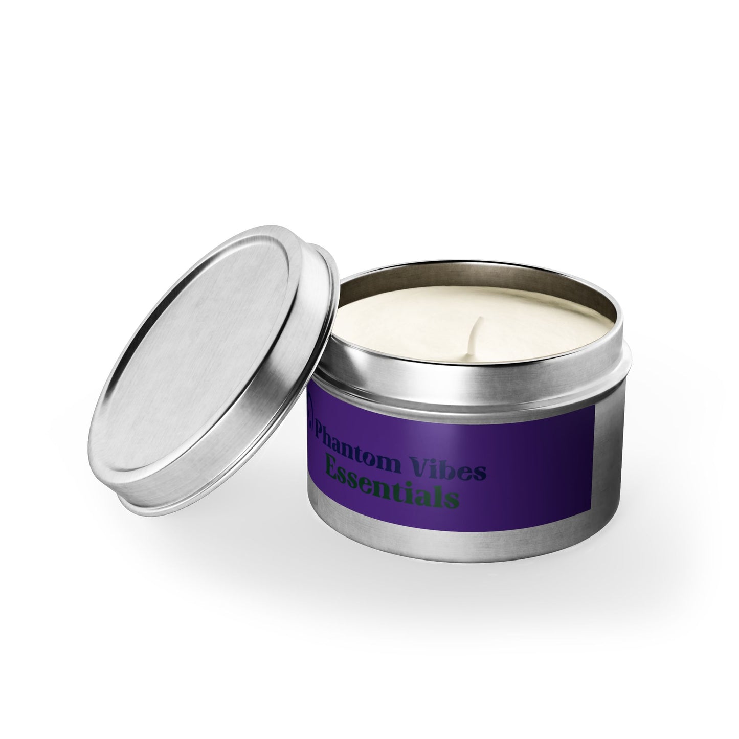 Phantom Vibes Essential Tin Candles - Relaxing Aromatherapy, Cozy Atmosphere, Meditation Gifts, Home Decor, Self-Care Essentials
