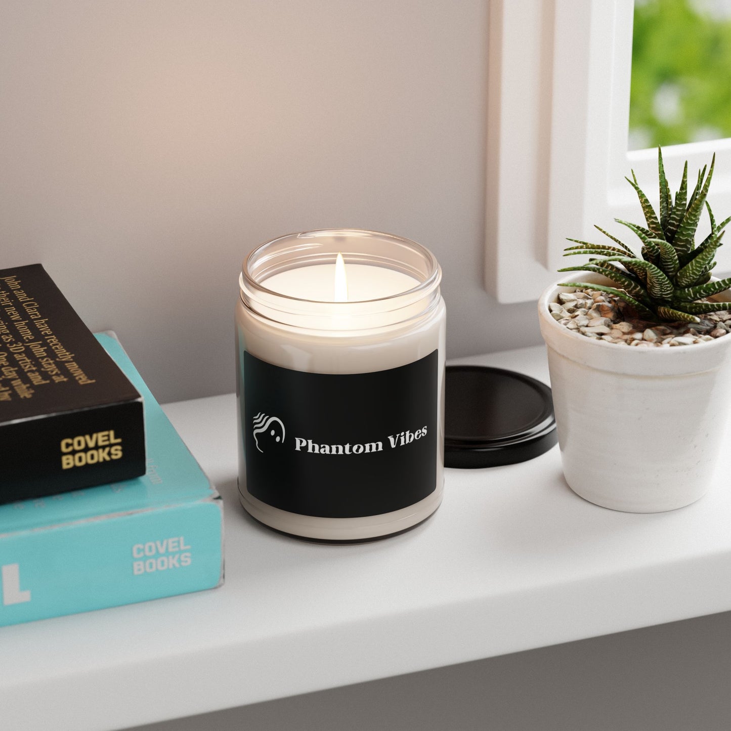 Phantom Vibes Scented Soy Candle - Relaxing Aromatherapy for Home