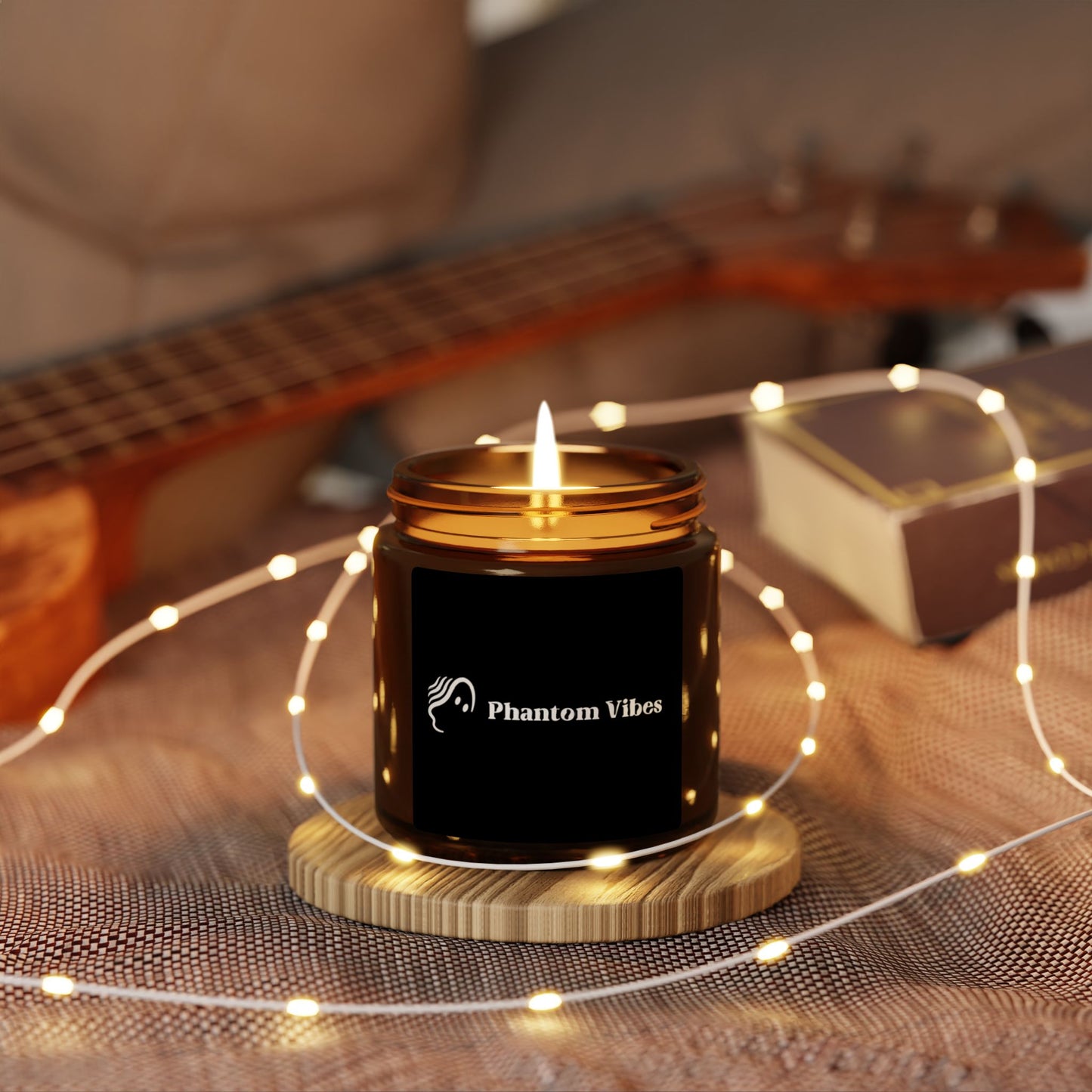 Phantom Vibes Scented Soy Candle - Relaxing Ambiance for Home Decor