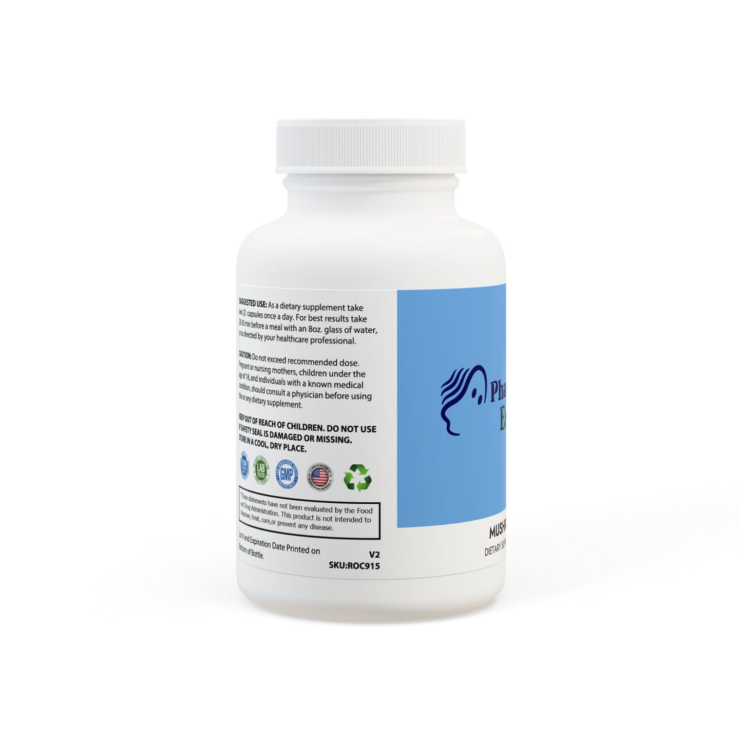 Mushroom Blend Supplement (60 Capsules) - by Phantom Vibes