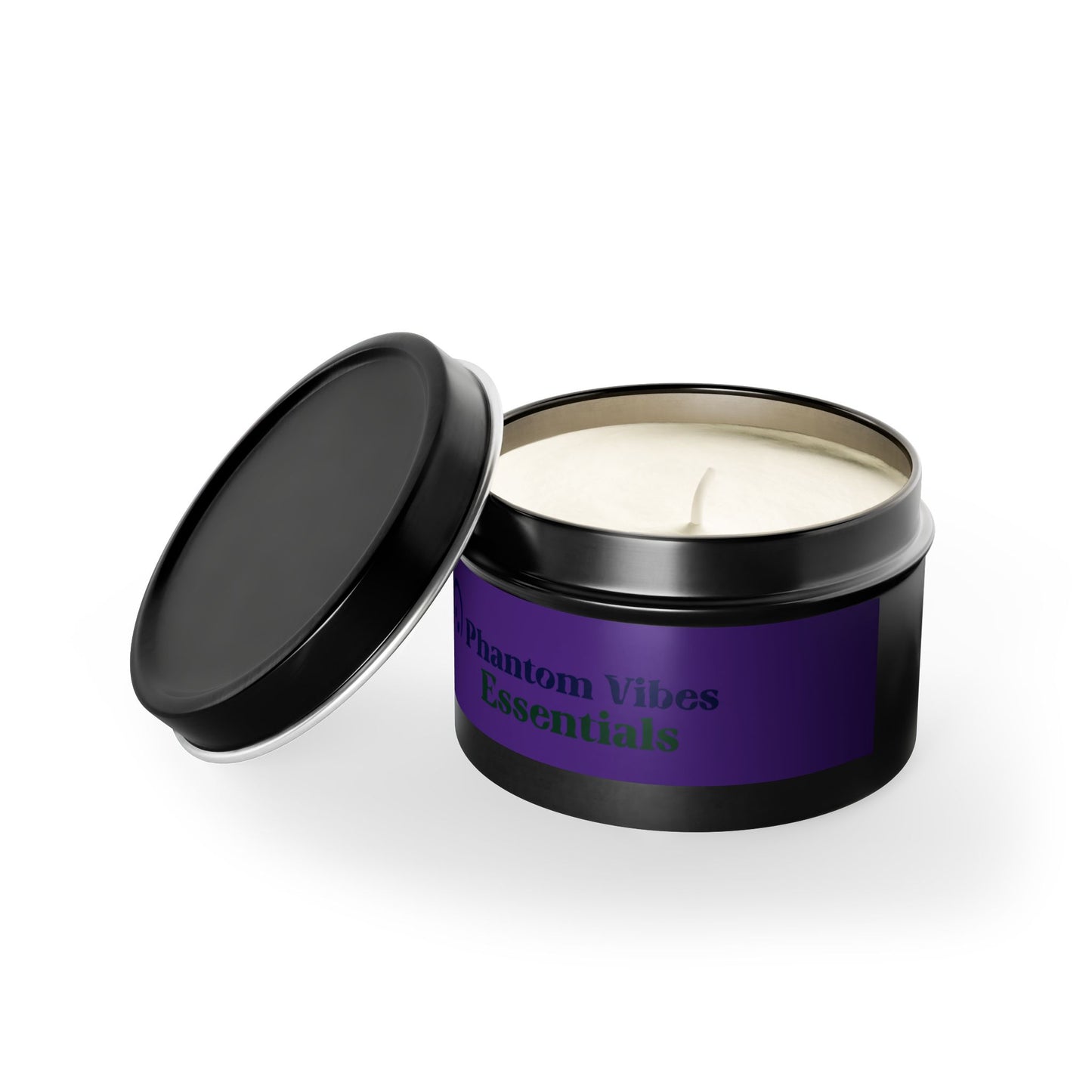 Phantom Vibes Essential Tin Candles - Relaxing Aromatherapy, Cozy Atmosphere, Meditation Gifts, Home Decor, Self-Care Essentials