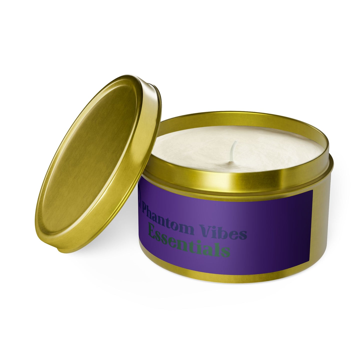 Phantom Vibes Essential Tin Candles - Relaxing Aromatherapy, Cozy Atmosphere, Meditation Gifts, Home Decor, Self-Care Essentials