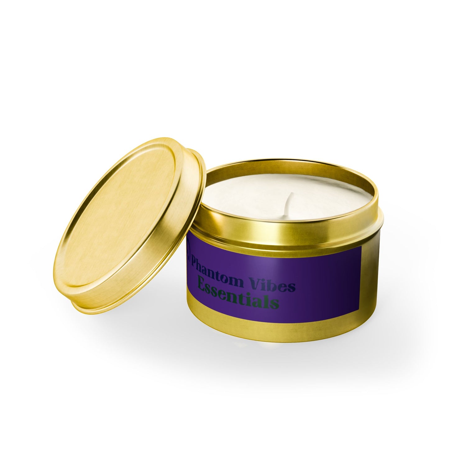 Phantom Vibes Essential Tin Candles - Relaxing Aromatherapy, Cozy Atmosphere, Meditation Gifts, Home Decor, Self-Care Essentials