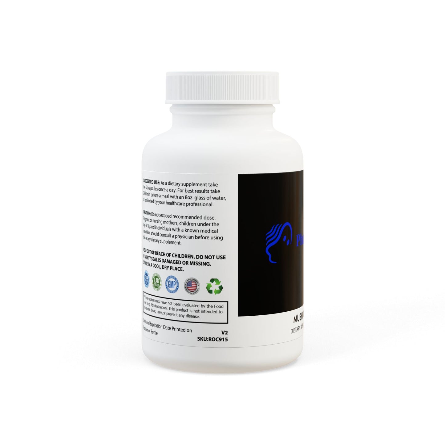 Mushroom Blend Supplement (60 Capsules) - by Phantom Vibes