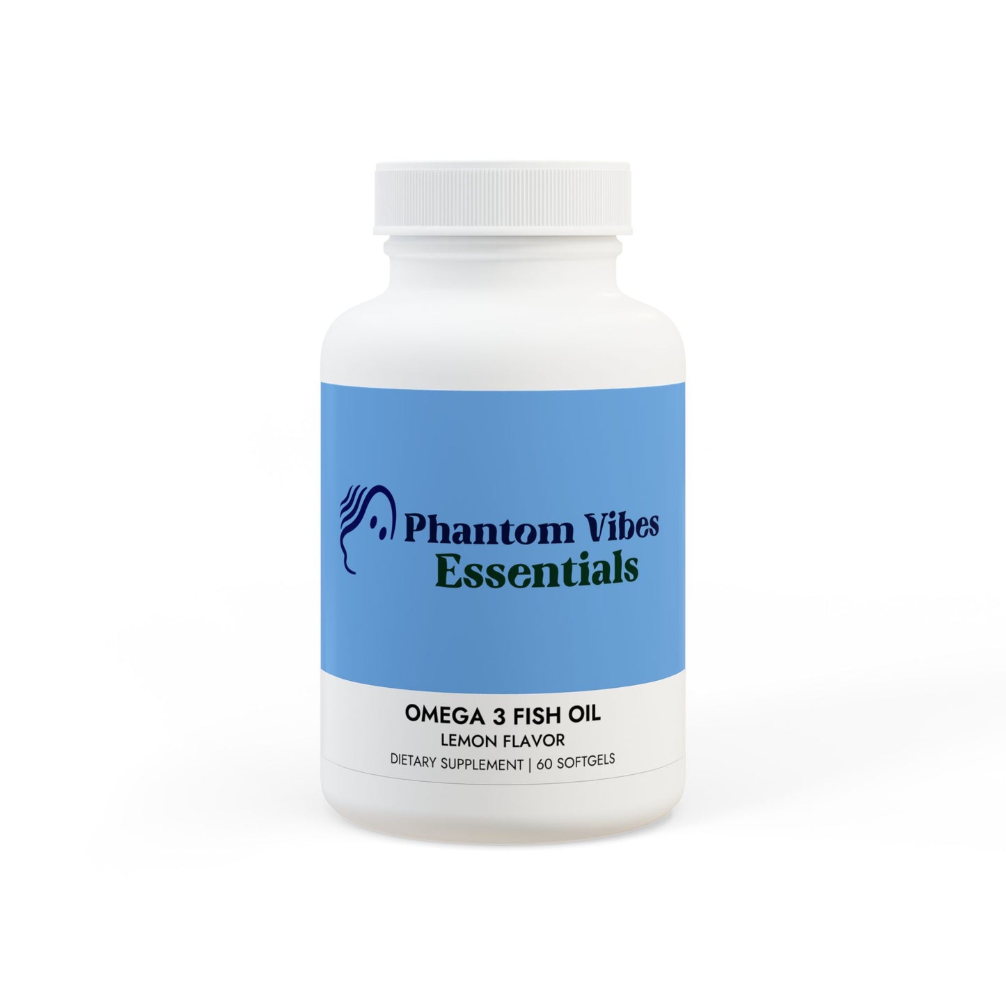 Omega 3 Fish Oil Supplement (60 Softgels) - by Phantom Vibes