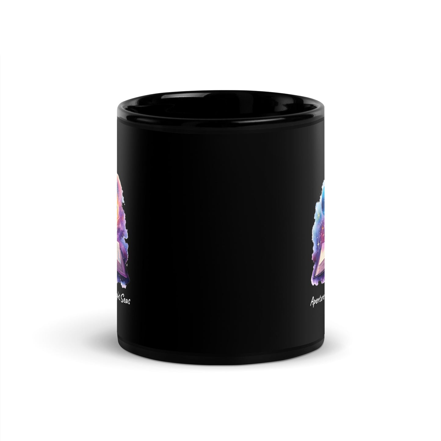 Aperture of The Starlight Sea | Black Glossy Mug