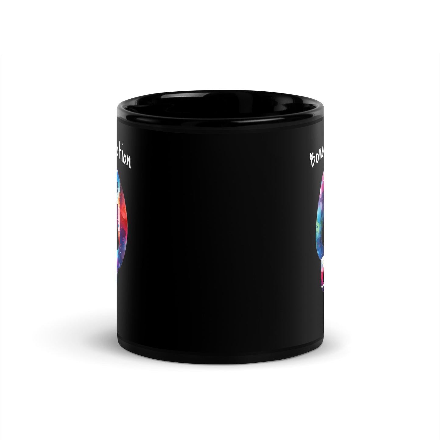 Bone Conduction 2 | Black Glossy Mug