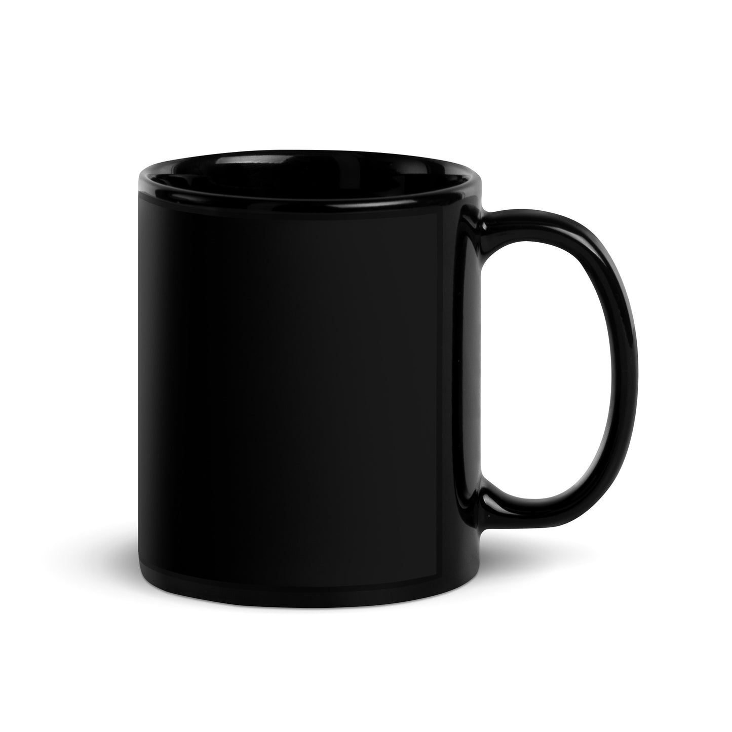Bottled Into Destiny | Black Glossy Mug