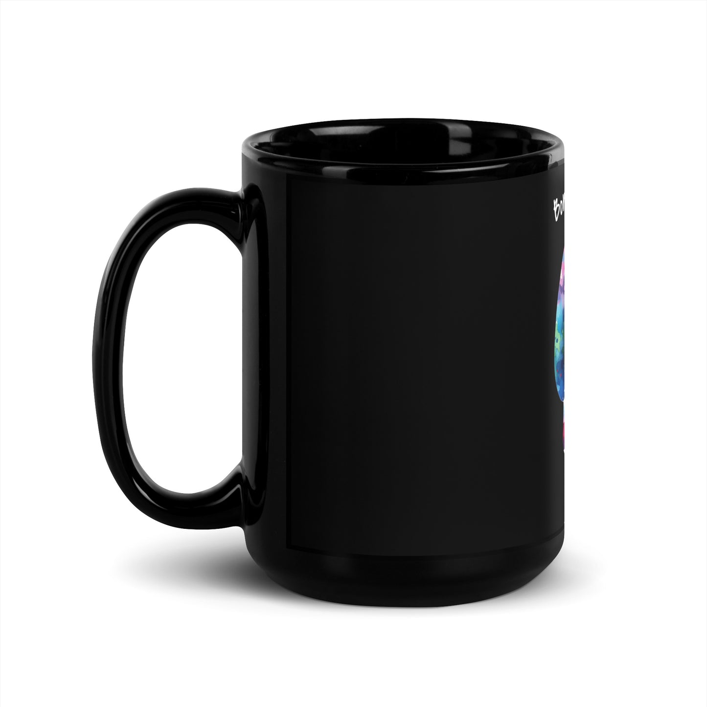 Bone Conduction 2 | Black Glossy Mug