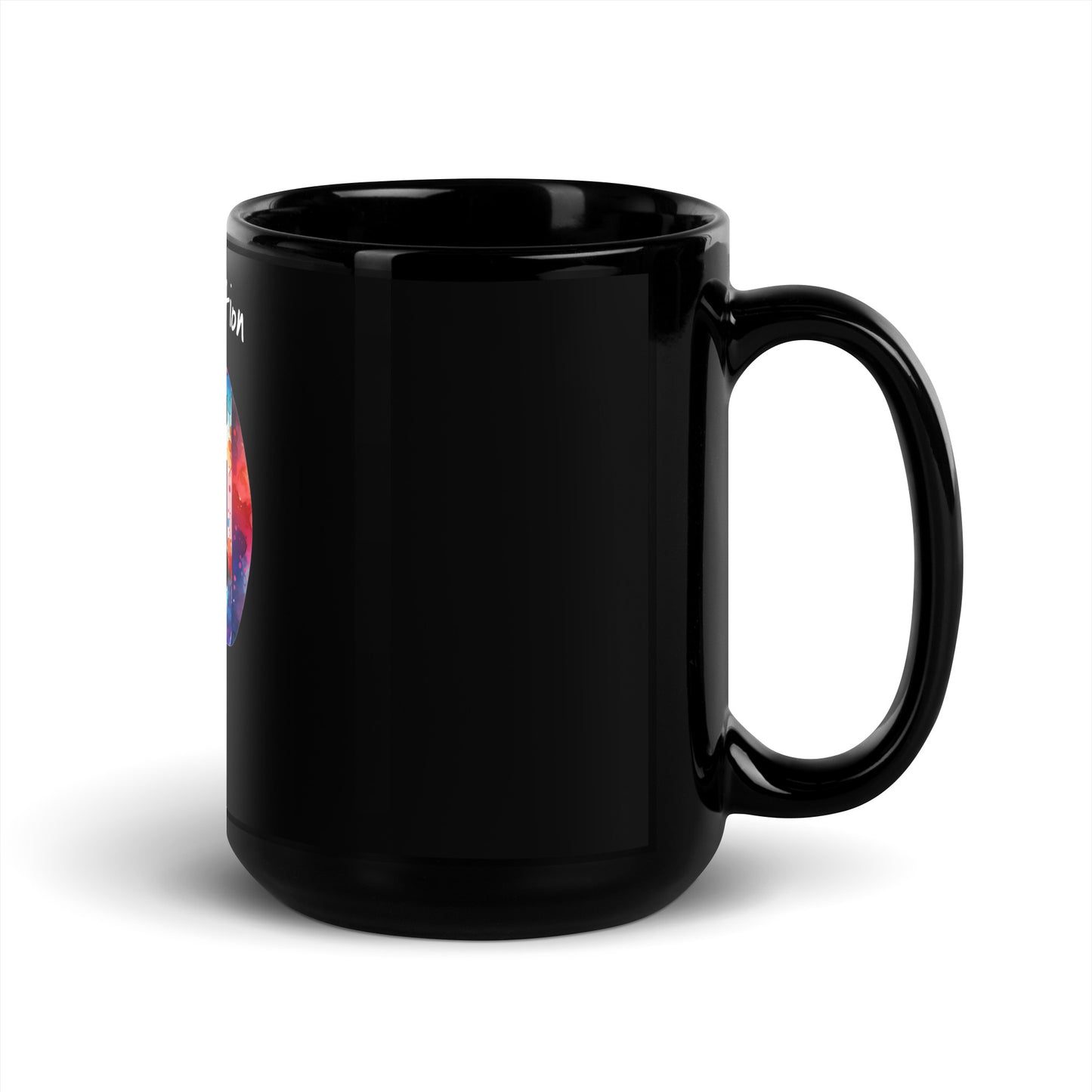 Bone Conduction 2 | Black Glossy Mug