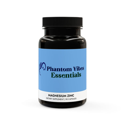 Magnesium Zinc Supplement (90 Capsules) - by Phantom Vibes