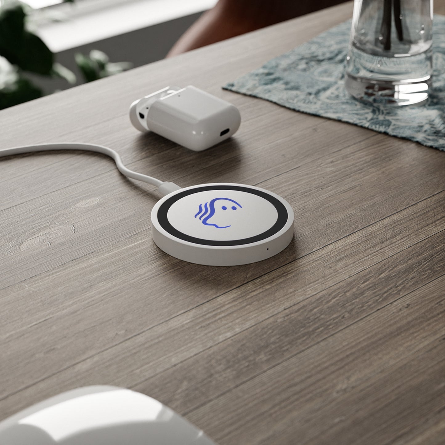 Quake Wireless Charging Pad | Modern Ghost Design for Home & Office