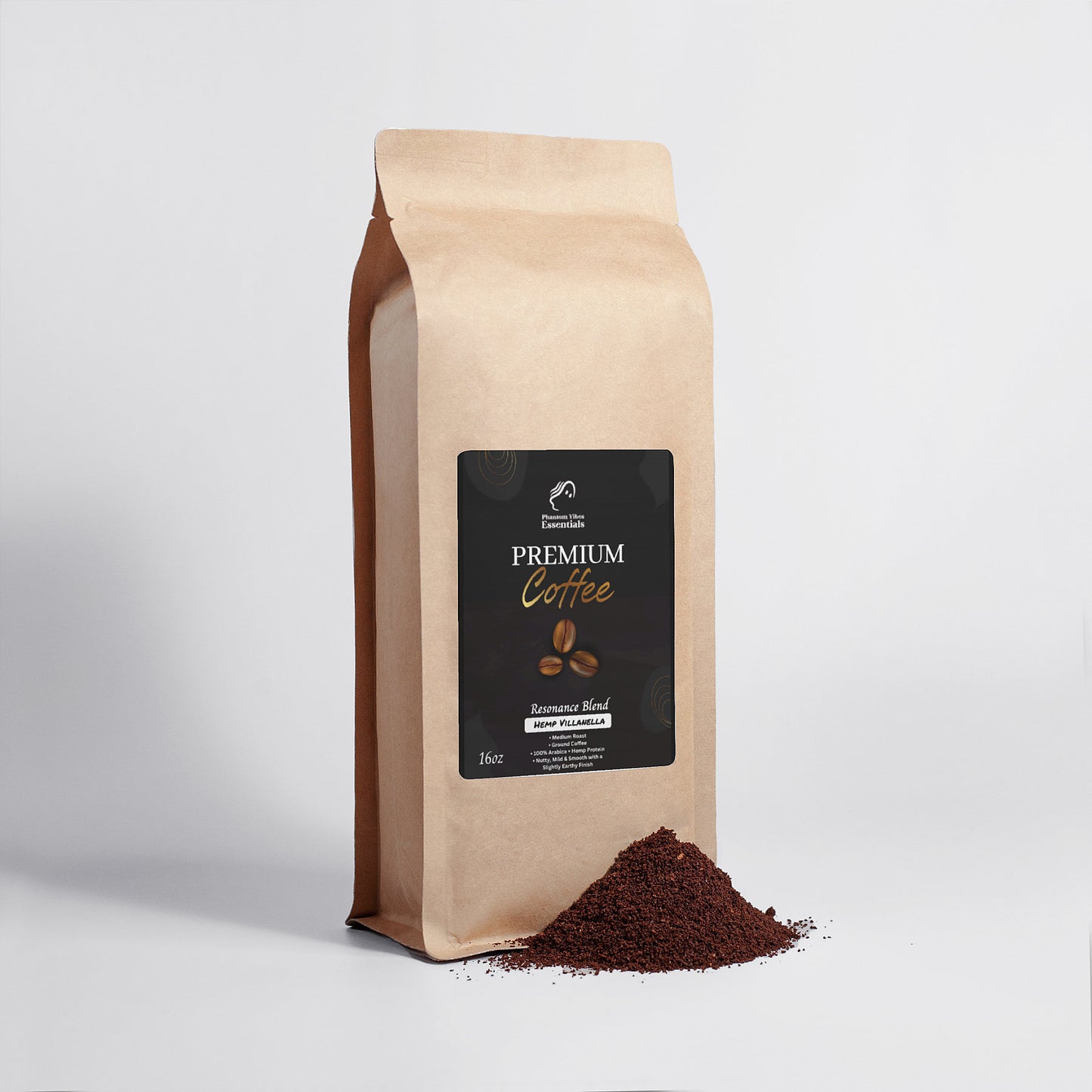 Hemp Coffee Blend - Medium Roast 16oz