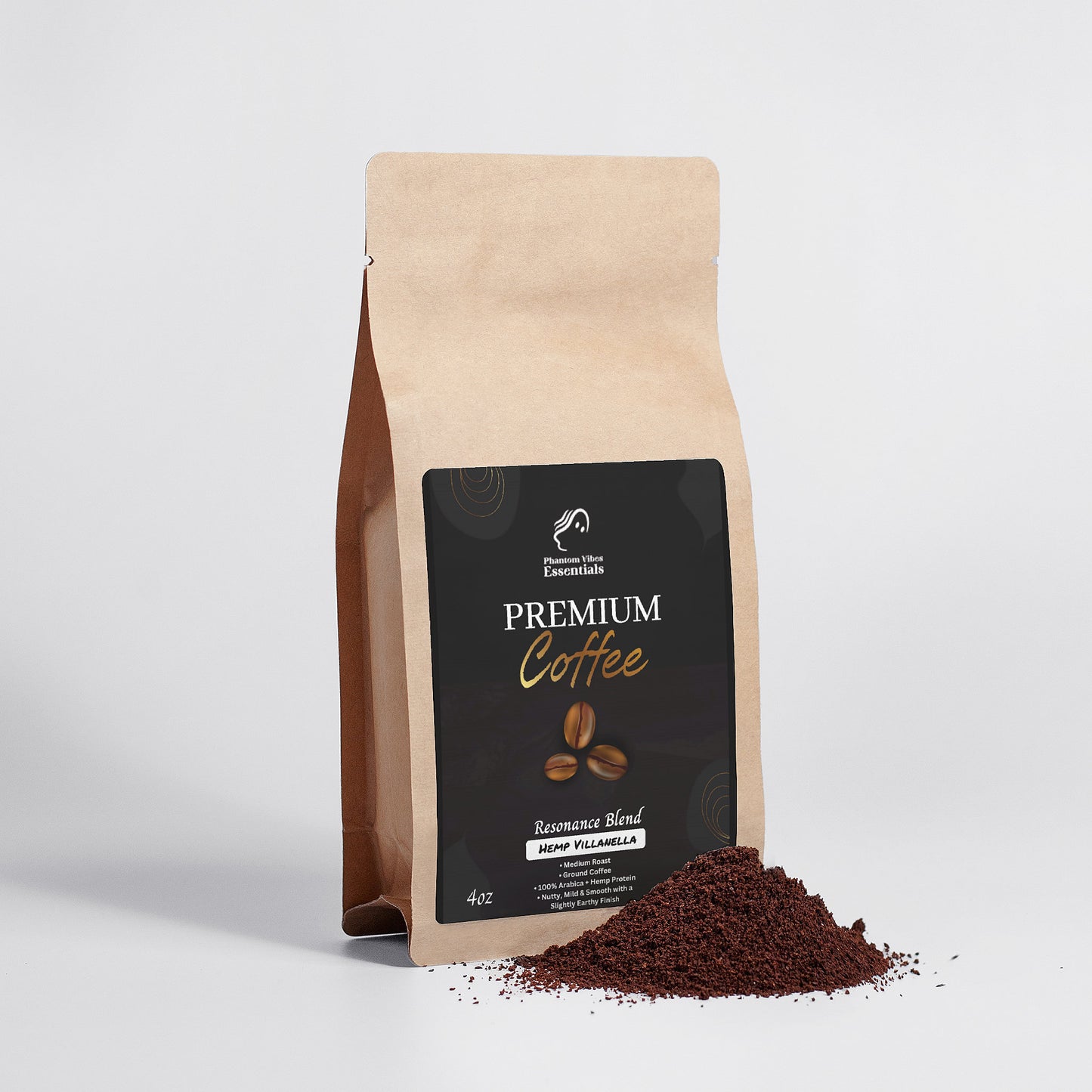 Hemp Coffee Blend - Medium Roast 4oz