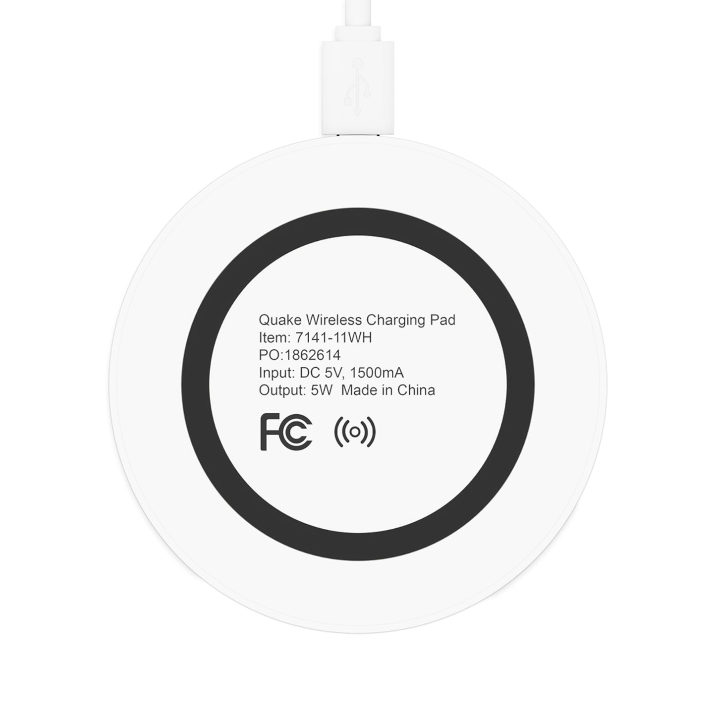 Quake Wireless Charging Pad | Modern Ghost Design for Home & Office
