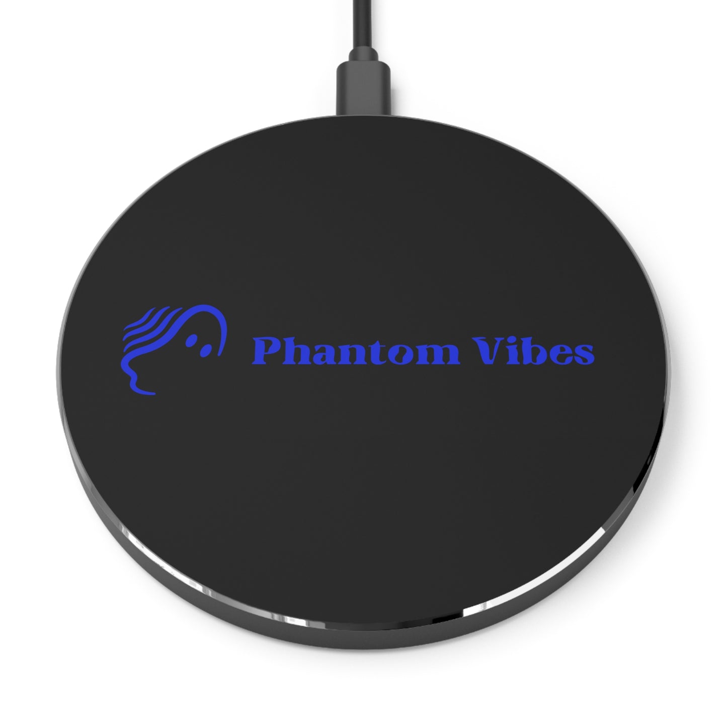 Phantom Vibes Fast Wireless Charger - Sleek Design for Tech Lovers