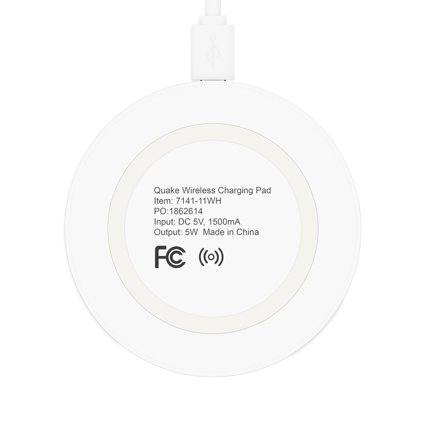 Quake Wireless Charging Pad | Modern Ghost Design for Home & Office