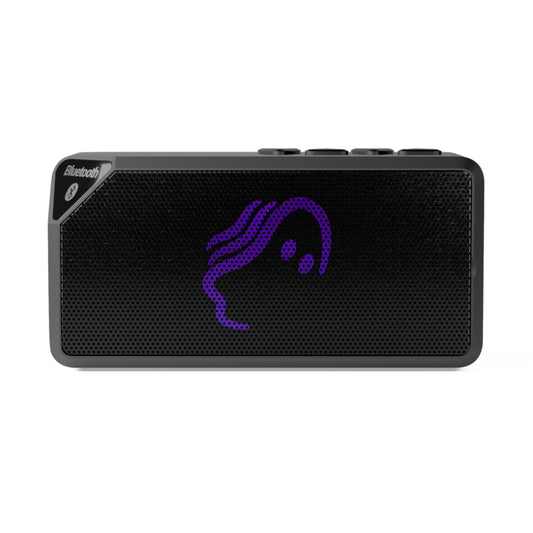 Jabba Bluetooth Speaker — Portable Wireless Speaker with Purple Wave Design
