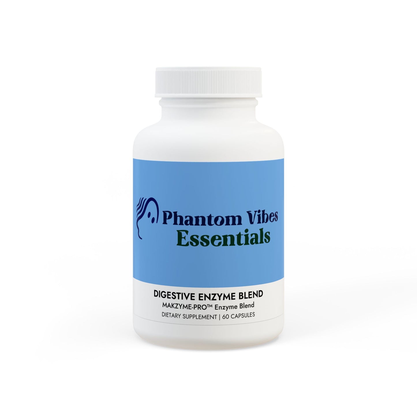 Digestive Enzyme Blend Supplement (60 Capsules) - by Phantom Vibes