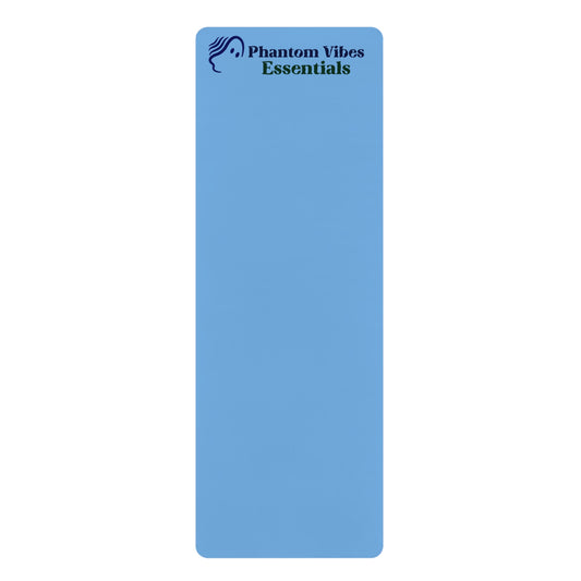 Phantom Vibes Essentials Rubber Yoga Mat - Slip-Resistant, Lightweight, Ideal for Home & Studio Practice