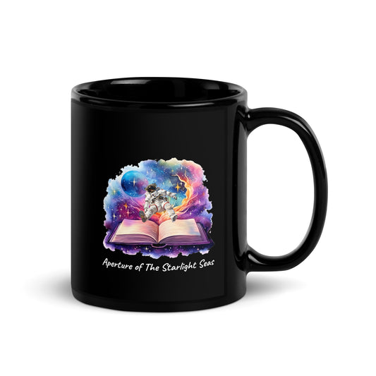 Aperture of The Starlight Sea | Black Glossy Mug